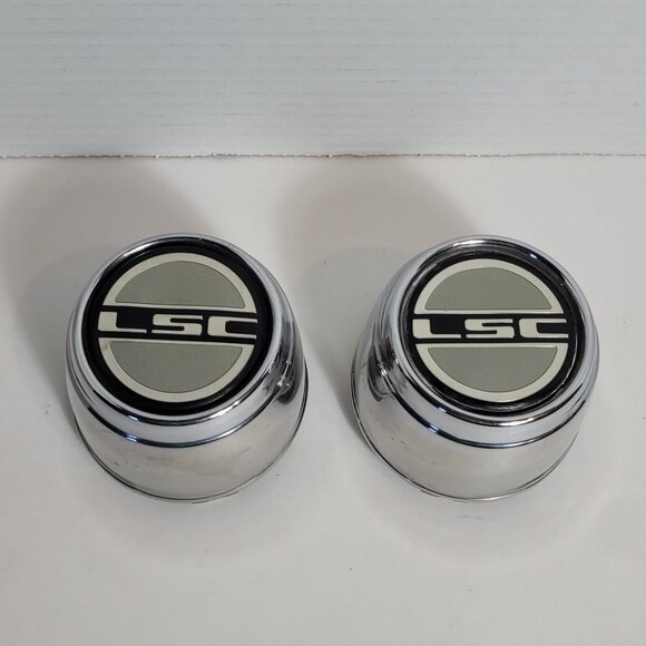 Lincoln Mark VII LSC 1988-1992 OEM Wheel Center Caps Chrome (Set of 2) - Picture 1 of 8